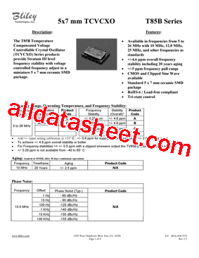 T85BDCDBB型号图片