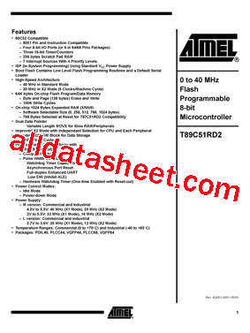 T89C51RD2-RLTIM型号图片