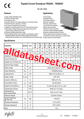 TA50A4V型号图片