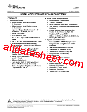 TAS3218IPZPR型号图片