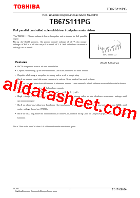 TB67S111PG型号图片