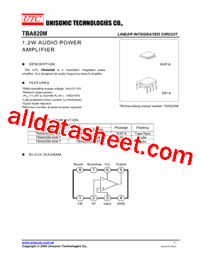 TBA820M-S08-T型号图片
