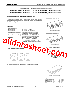 TBD62503AFG型号图片