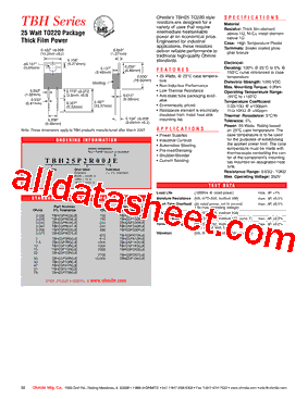 TBH25P2R00JE型号图片