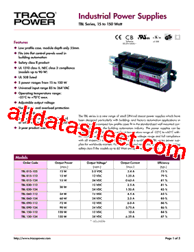 TBL015112型号图片