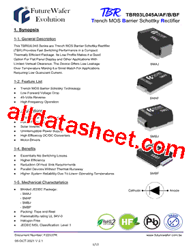 TBR03L045B型号图片