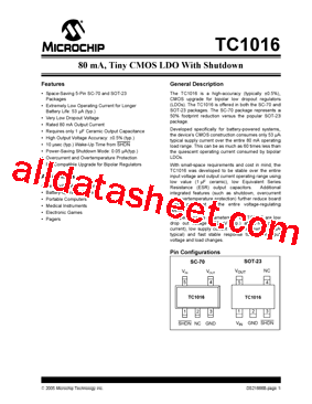 TC1016-4.0VLTTR型号图片