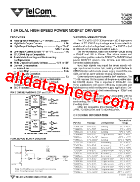 TC427IJA型号图片