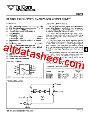 TC429CPA型号图片