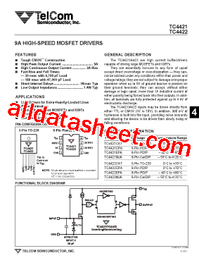 TC4421EPA型号图片