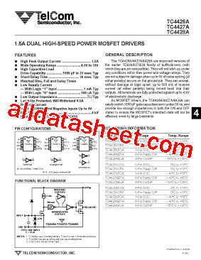 TC4428AEPA型号图片