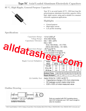 TC50100A型号图片