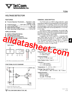 TC54VC2302EMB型号图片