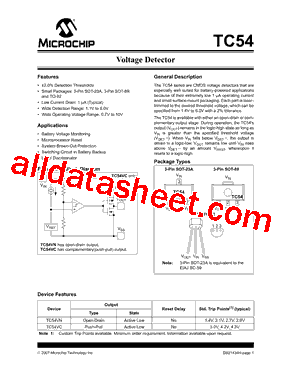 TC54VC4302ECB713型号图片