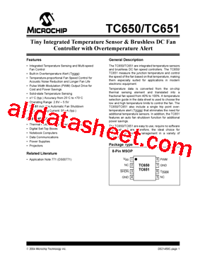 TC650CFV型号图片