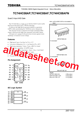 TC74HC08AP_07型号图片