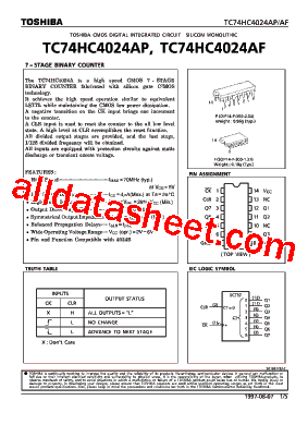 TC74HC4024型号图片