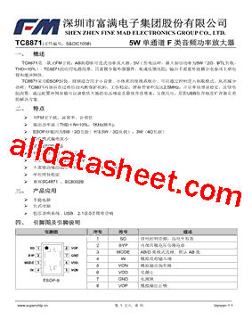 TC8871型号图片