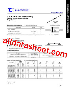 TCBZX85C3V9型号图片