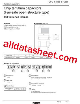 TCFGB1D226M8R型号图片