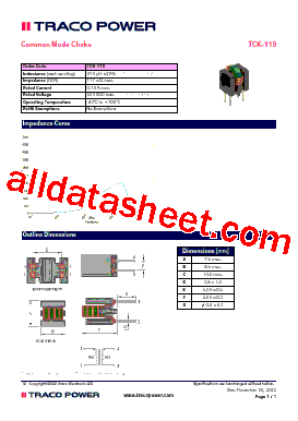 TCK119型号图片