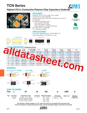 TCNL157M025S0200E型号图片