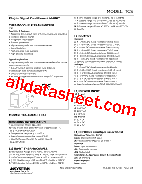 TCS-04-D/CE型号图片