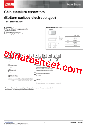 TCTPL0E335M8R型号图片