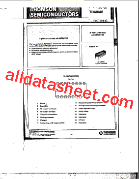 TDA1048型号图片