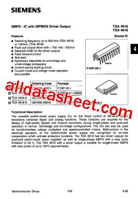 TDA4919G型号图片