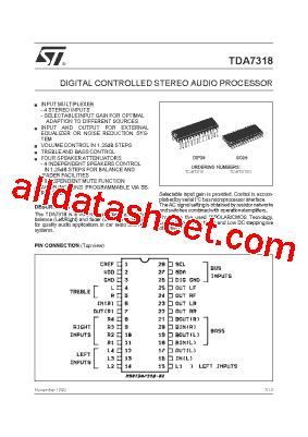 TDA7318型号图片