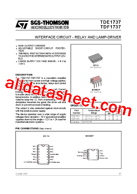 TDF1737DP型号图片