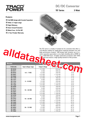 TEF0512型号图片