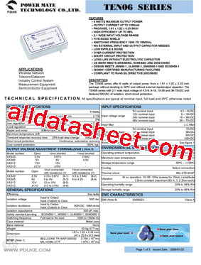 TEN06-05S12型号图片