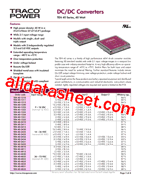 TEN40-2432型号图片