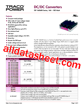TEP160-7216WIR型号图片