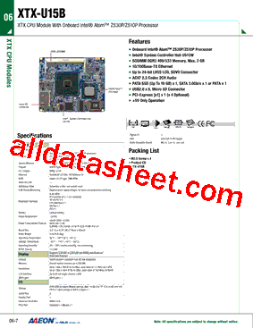 TF-XTX-U15B-A10-01型号图片