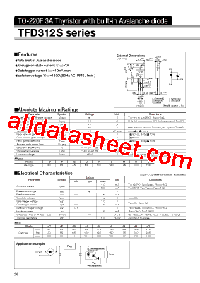 TFD312S型号图片