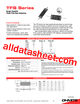 TFSA270RJE型号图片