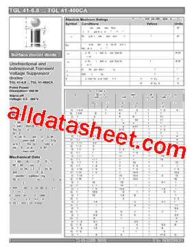 TGL41-100A型号图片