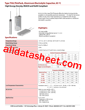 THA322M040AB0C型号图片