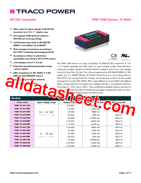 THM15-4813WI型号图片