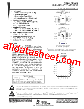 THS4051CD型号图片