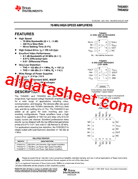THS4051CDR型号图片