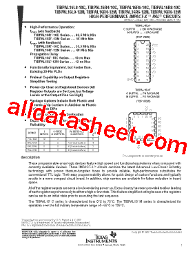 TIBPAL16R8-10CJ型号图片