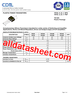 TIP30APNP型号图片