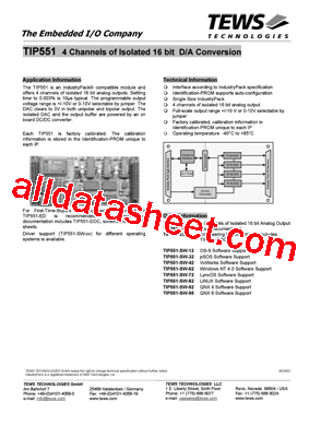 TIP551-DOC型号图片