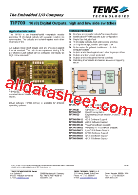 TIP700-DOC型号图片