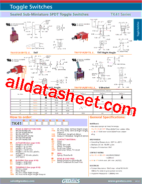 TK4150型号图片