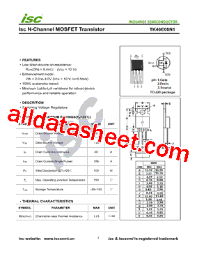 TK46E08N1,S1X(S型号图片